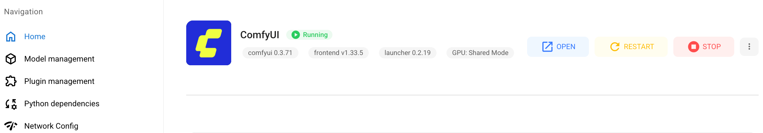 Stop ComfyUI service