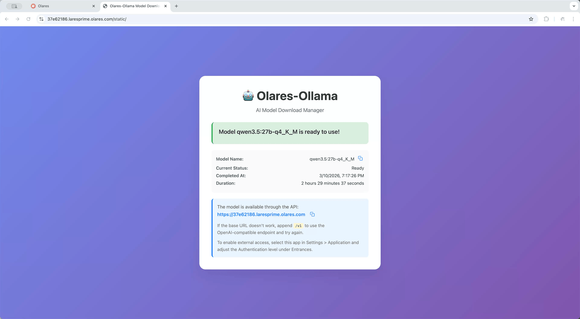 Qwen3.5 27B downloaded