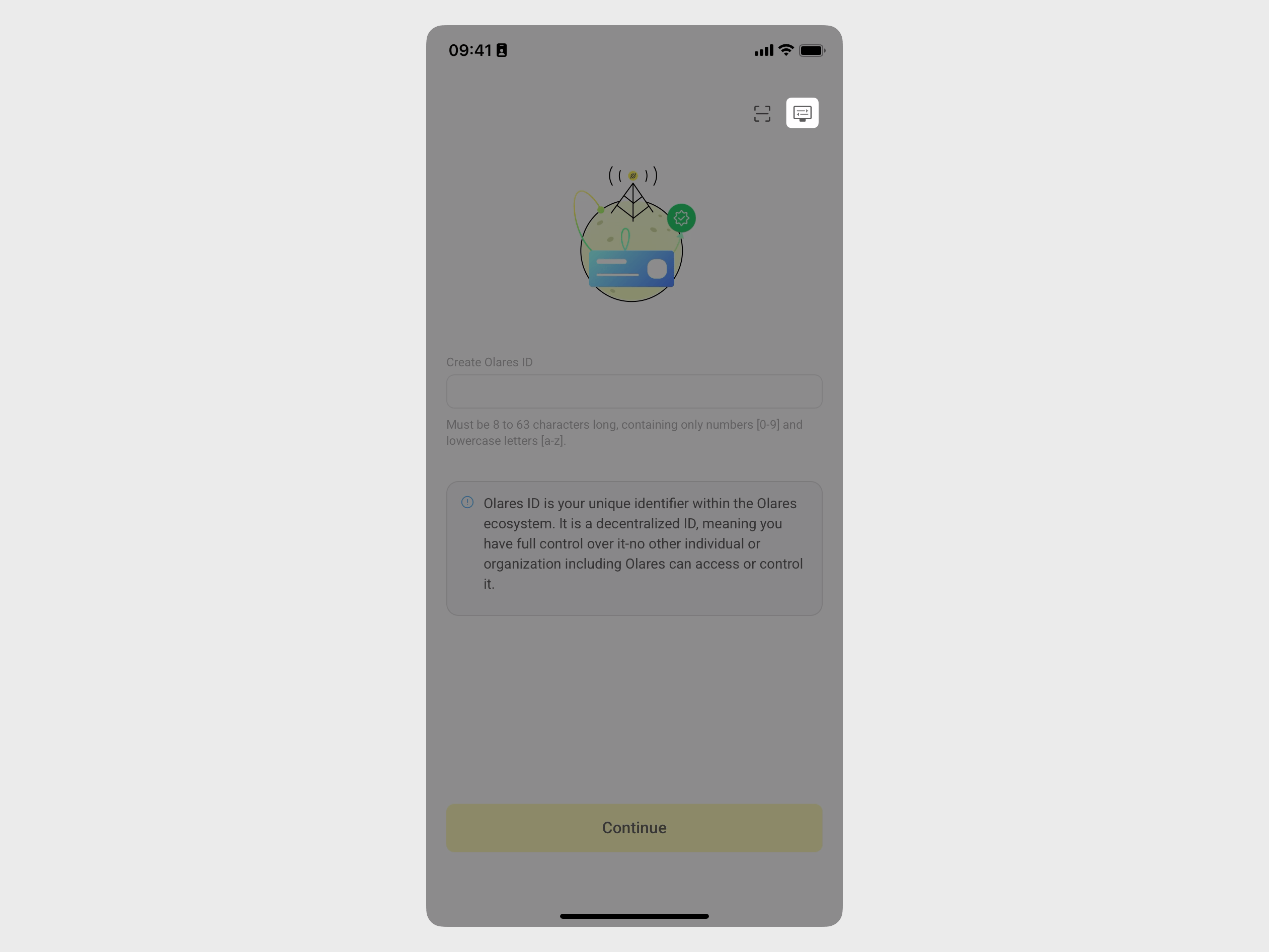 Select Advanced account creation