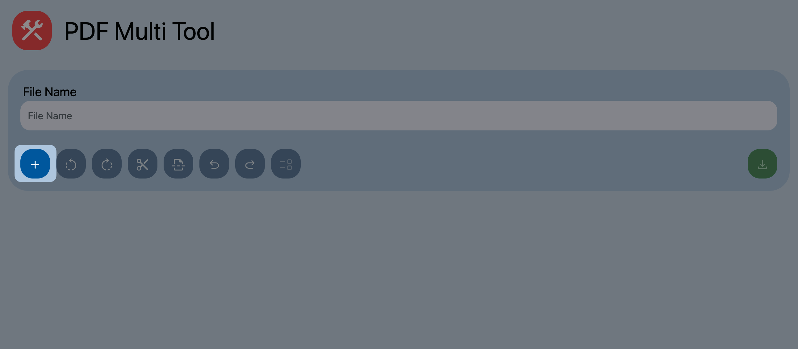 Multi tool add files