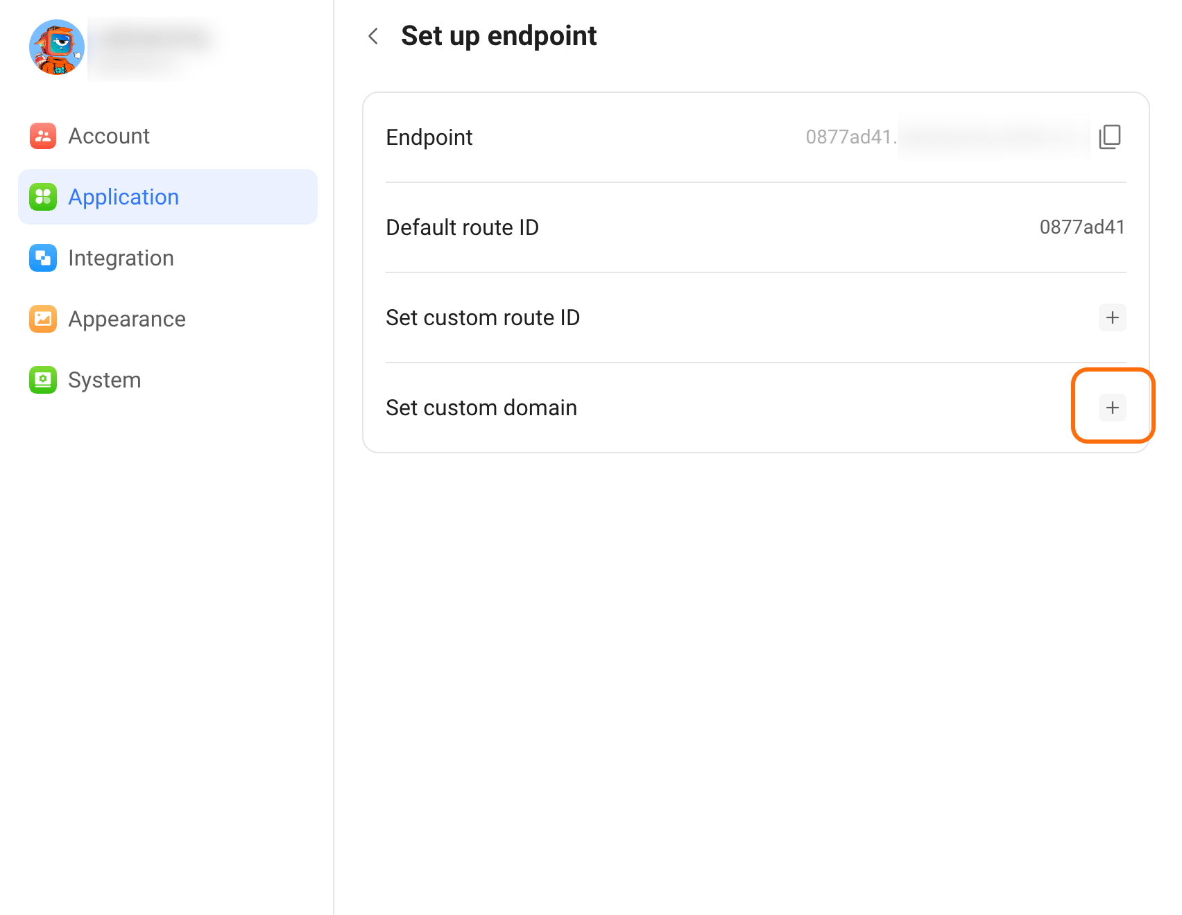 Set third-party domain