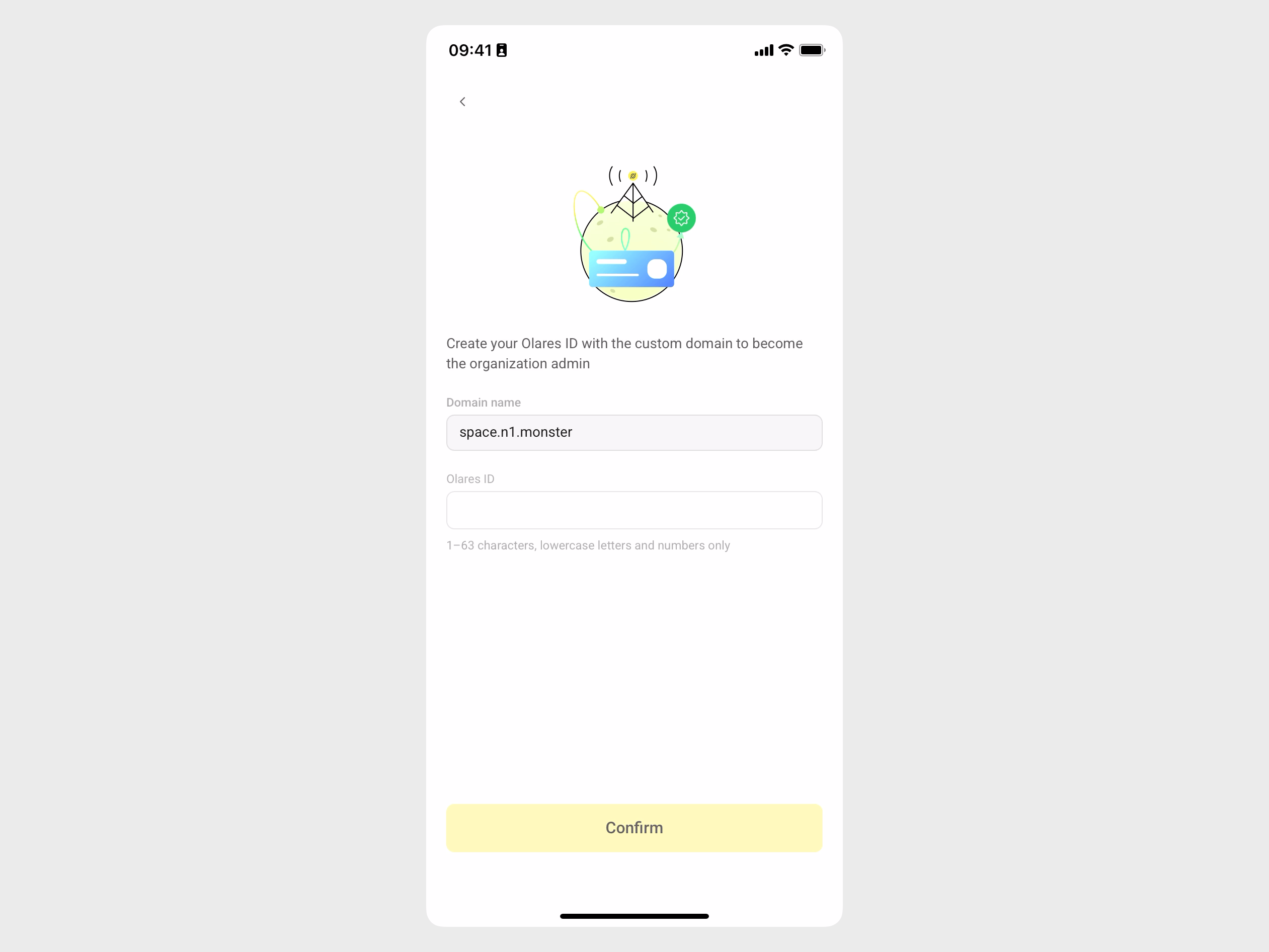 Create an Olares ID with admin privileges