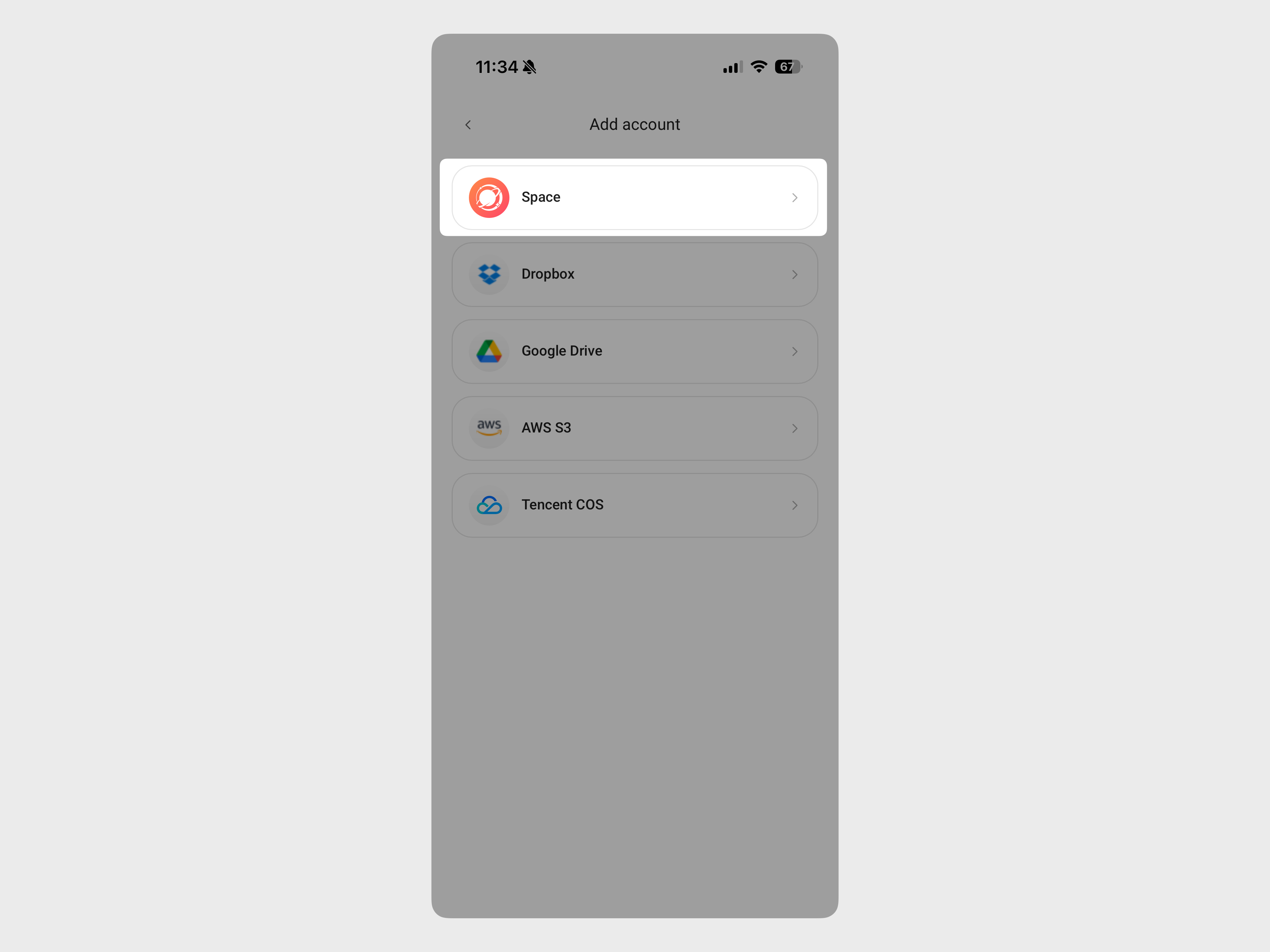 Integration to add Space